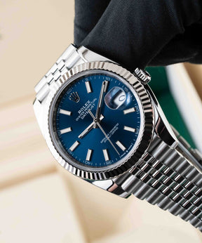 Rolex Datejust BLUE DIAL | QUALIDADE MIRROR | ACOMPANHA CAIXA E DOCUMENTOS RÉPLICA ROLEX | DESCONTO DE DIA DOS NAMORADOS!