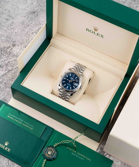 Rolex Datejust BLUE DIAL | QUALIDADE MIRROR | ACOMPANHA CAIXA E DOCUMENTOS RÉPLICA ROLEX | DESCONTO DE DIA DOS NAMORADOS!