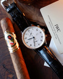 IWC PORTUGUESE SEVEN DAYS | QUALIDADE MIRROR | ACOMPANHA CAIXA E DOCUMENTOS REPLICA IWC