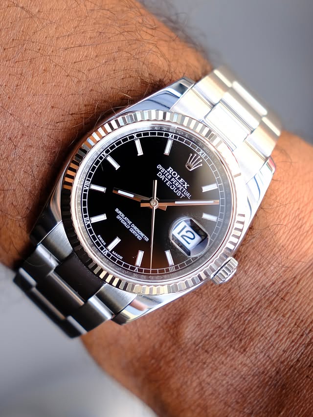 ROLEX DATEJUST BLACK