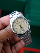 ROLEX OYSTER PERPETUAL BEIGE