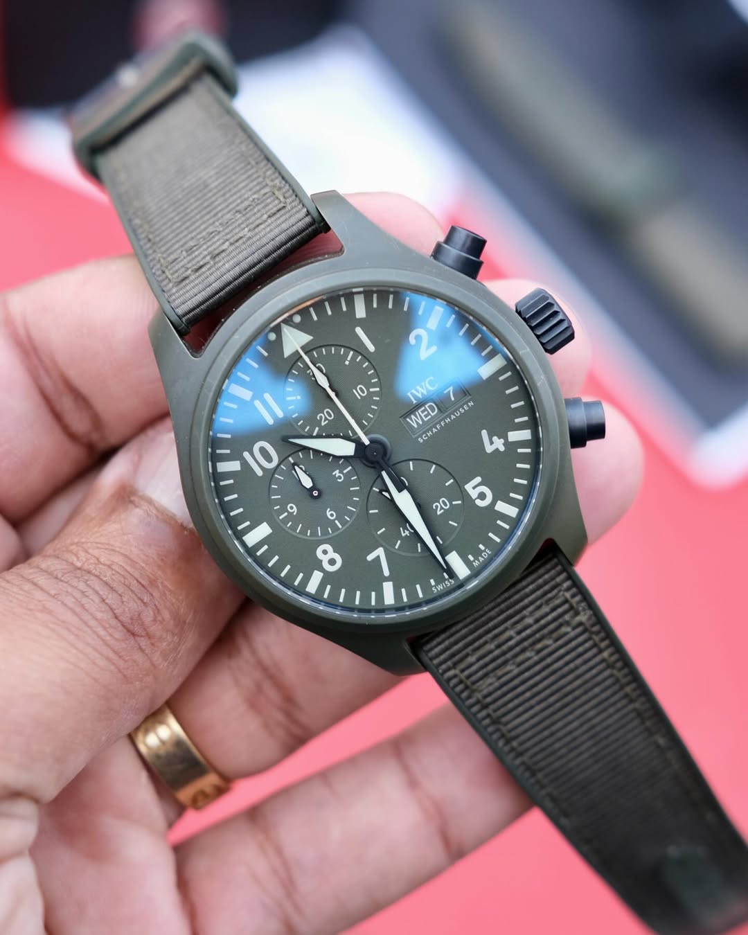 IWC PILOT TOPGUN WOODLAND