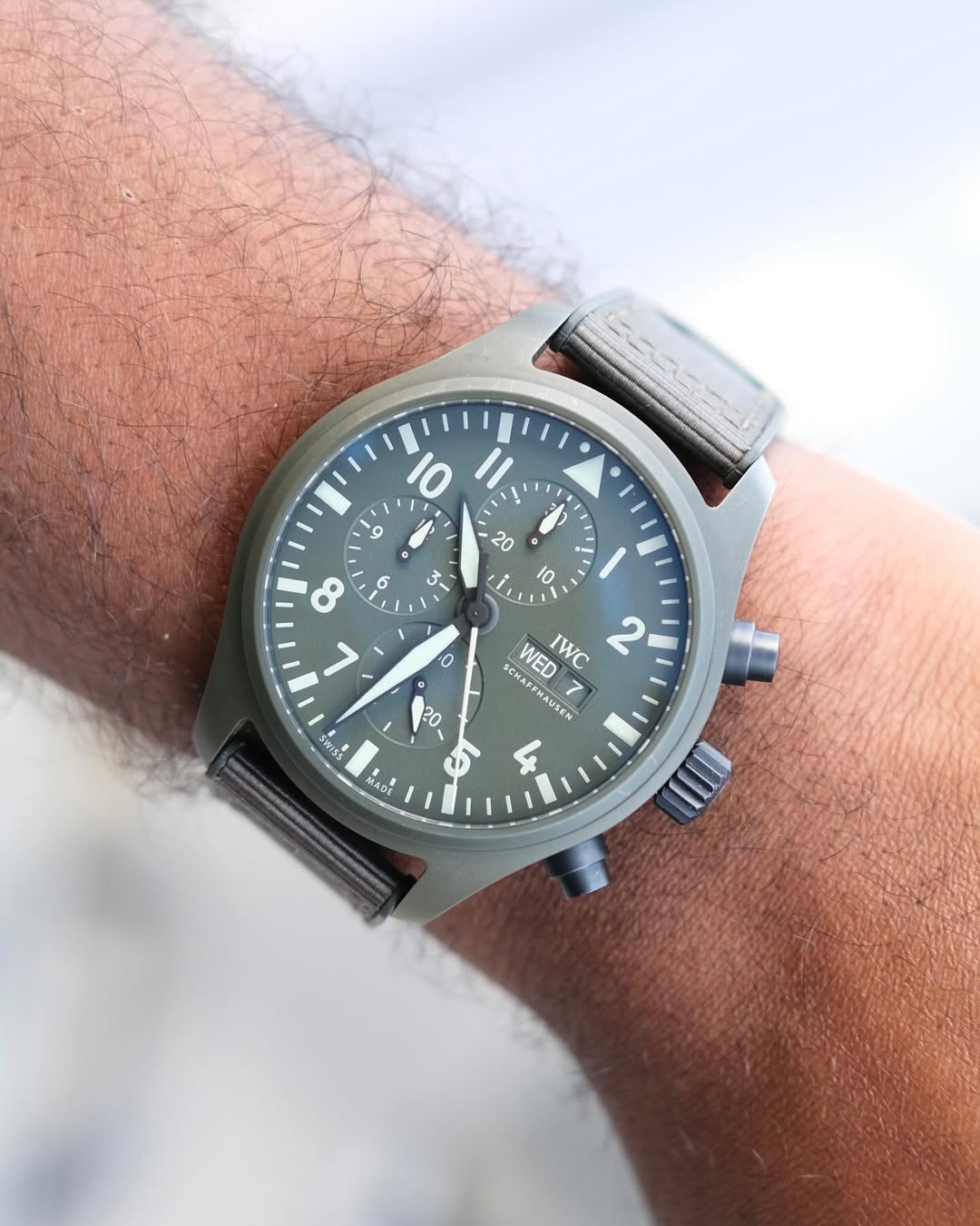 IWC PILOT TOPGUN WOODLAND