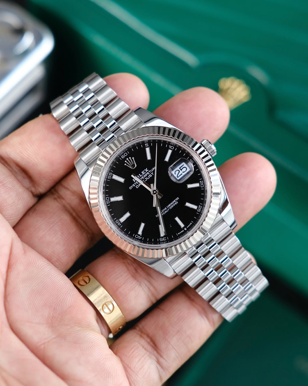ROLEX DATEJUST BLACK