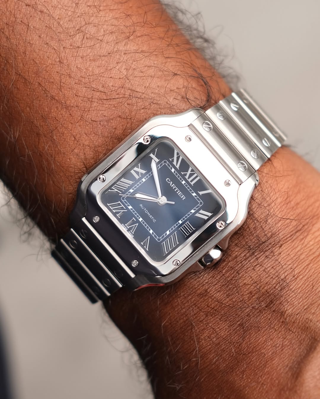 Cartier Santos Blue Dial 2024 | QUALIDADE MIRROR | ACOMPANHA CAIXA E DOCUMENTOS REPLICA CARTIER | ULTIMAS UNIDADES COM DESCONTO