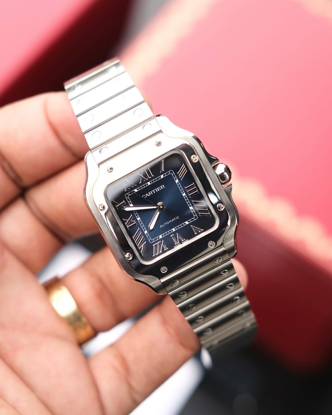 Cartier Santos Blue Dial 2024 | QUALIDADE MIRROR | ACOMPANHA CAIXA E DOCUMENTOS REPLICA CARTIER | ULTIMAS UNIDADES COM DESCONTO