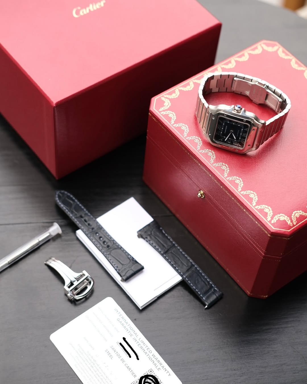 Cartier Santos Blue Dial 2024 | QUALIDADE MIRROR | ACOMPANHA CAIXA E DOCUMENTOS REPLICA CARTIER | ULTIMAS UNIDADES COM DESCONTO