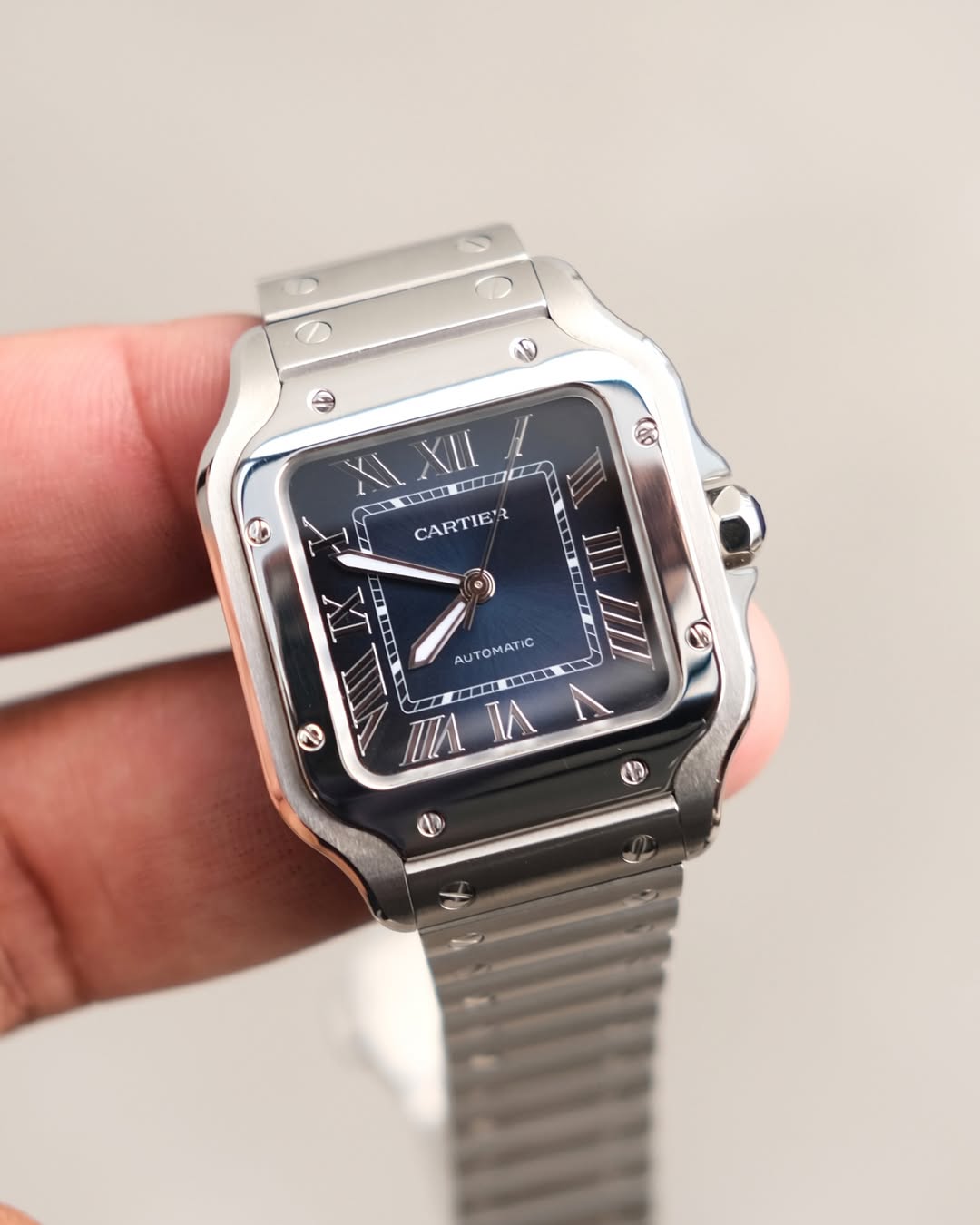 Cartier Santos Blue Dial 2024 | QUALIDADE MIRROR | ACOMPANHA CAIXA E DOCUMENTOS REPLICA CARTIER | ULTIMAS UNIDADES COM DESCONTO