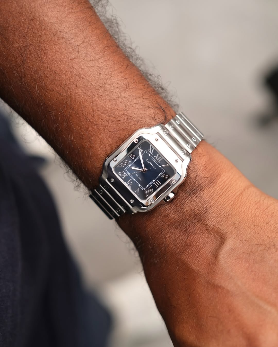 Cartier Santos Blue Dial 2024 | QUALIDADE MIRROR | ACOMPANHA CAIXA E DOCUMENTOS REPLICA CARTIER | ULTIMAS UNIDADES COM DESCONTO