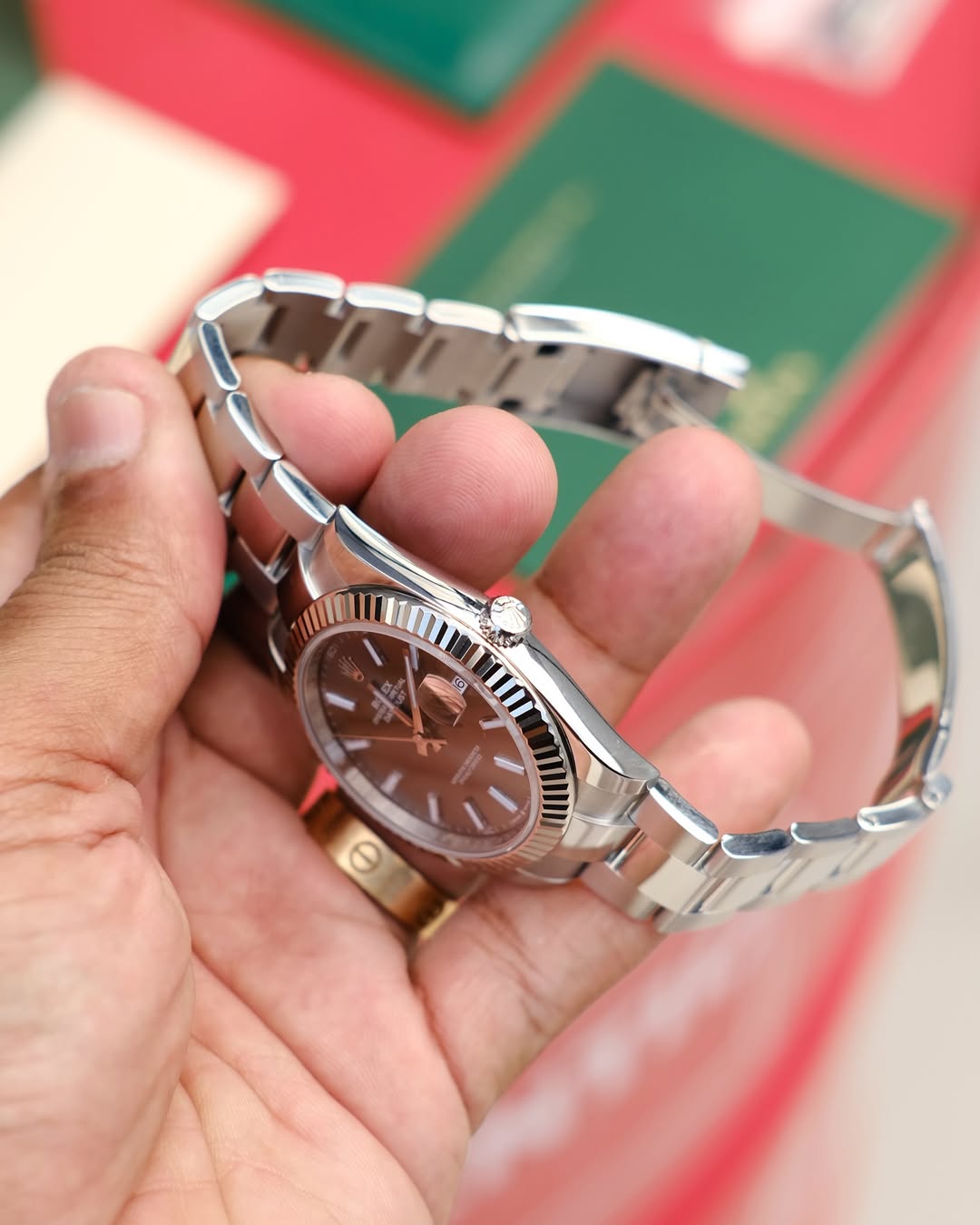 ROLEX DATEJUST DARK RHODIUM