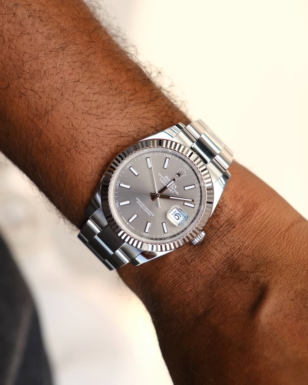 ROLEX DATEJUST DARK RHODIUM