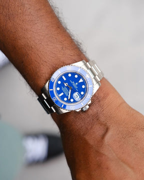 ROLEX SUBMARINER SMURF | QUALIDADE MIRROR | ACOMPANHA CAIXA E DOCUMENTOS REPLICA ROLEX