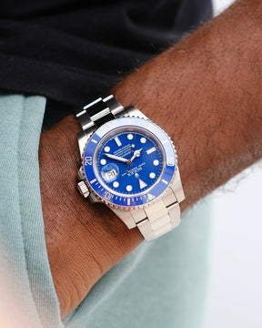 ROLEX SUBMARINER SMURF | QUALIDADE MIRROR | ACOMPANHA CAIXA E DOCUMENTOS REPLICA ROLEX