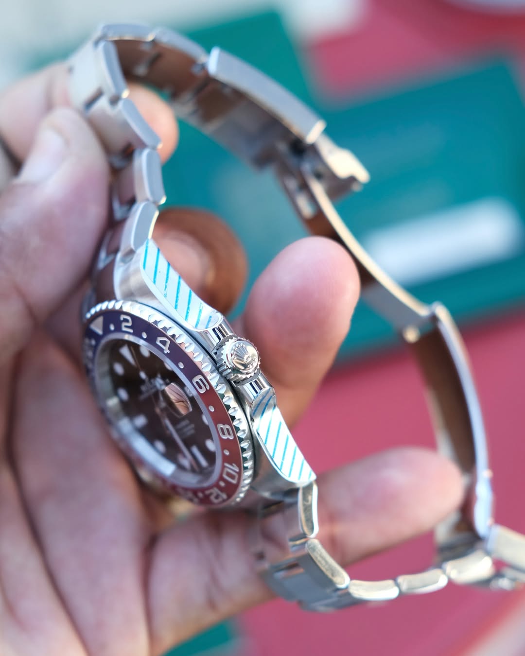 Rolex GMT Master II PEPSI | QUALIDADE MIRROR | ACOMPANHA CAIXA E DOCUMENTOS REPLICA ROLEX | ULTIMAS UNIDADES COM DESCONTO DE INVERNO