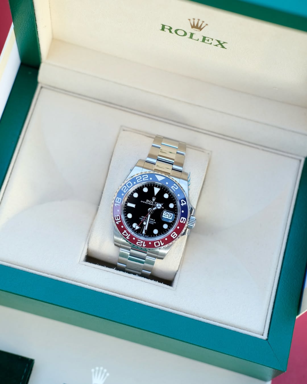 Rolex GMT Master II PEPSI | QUALIDADE MIRROR | ACOMPANHA CAIXA E DOCUMENTOS REPLICA ROLEX | ULTIMAS UNIDADES COM DESCONTO DE INVERNO