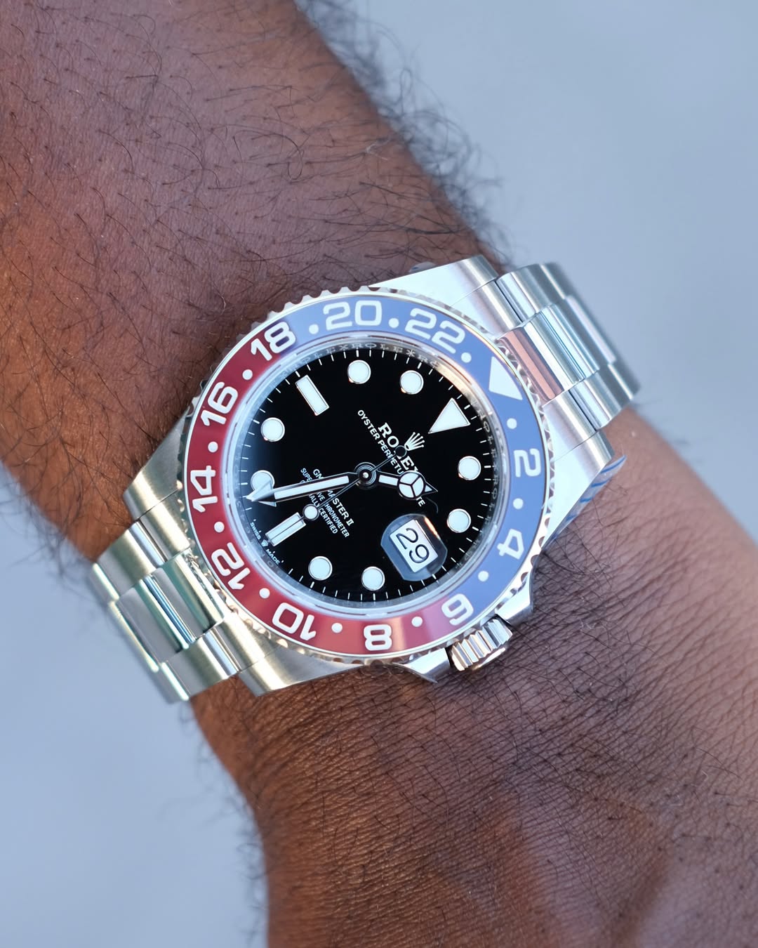 Rolex GMT Master II PEPSI | QUALIDADE MIRROR | ACOMPANHA CAIXA E DOCUMENTOS REPLICA ROLEX | ULTIMAS UNIDADES COM DESCONTO DE INVERNO