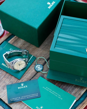 ROLEX OYSTER PERPETUAL BEIGE