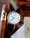 IWC PORTUGUESE SEVEN DAYS | QUALIDADE MIRROR | ACOMPANHA CAIXA E DOCUMENTOS REPLICA IWC