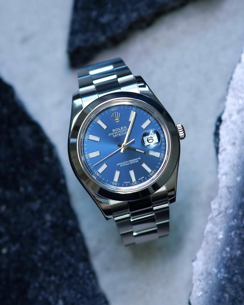 Rolex Datejust BLUE DIAL | QUALIDADE MIRROR | ACOMPANHA CAIXA E DOCUMENTOS RÉPLICA ROLEX | DESCONTO DE DIA DOS NAMORADOS!